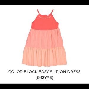 Girls Polarn O. Pyret pink dress 10-12y